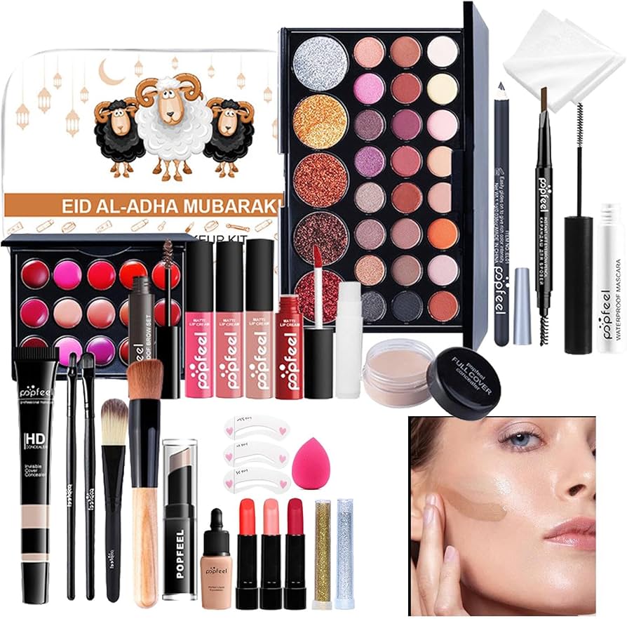 Amazon | フルフェイスメイクアップセット、フルメイクアップキット